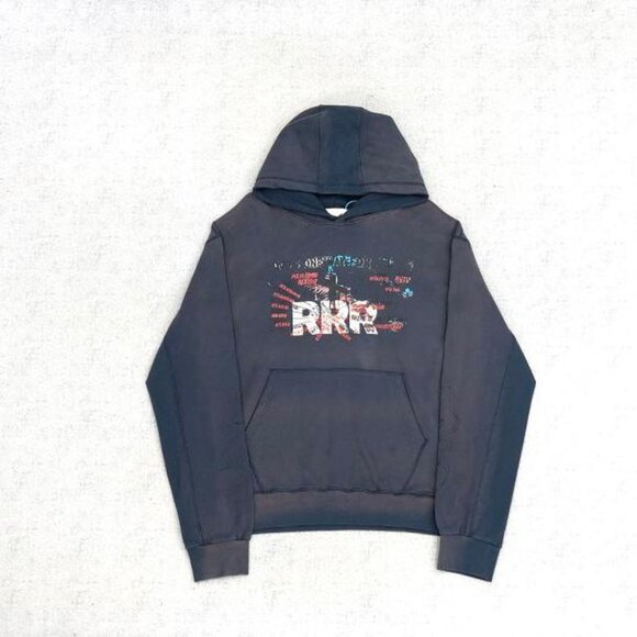 RIVINGTON ROI REBIS 123 Grey Hoodie - Picture 1 of 5